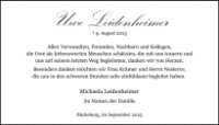eine Anzeige